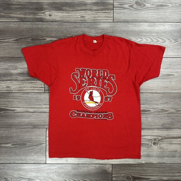 Vintage 80’s St Louis Cardinals World Series T Shirt - Picture 1 of 3
